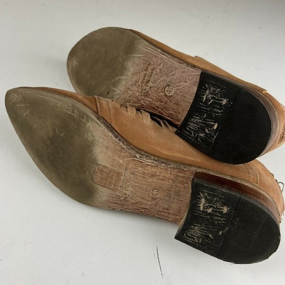 Free People  Women's Lost Valley Tan Ankle Boots Size EU 40/US 9.5 - Picture 12 of 12